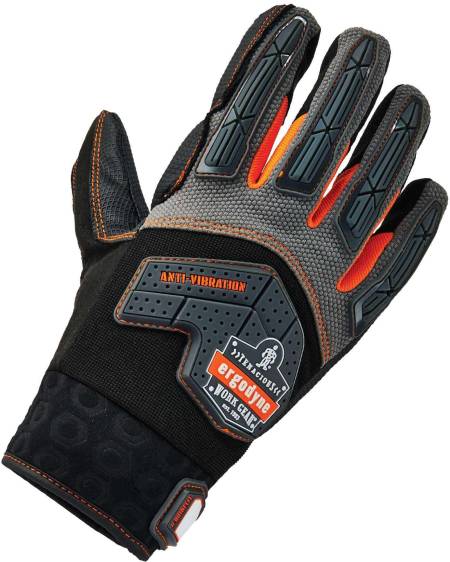 Ergodyne ProFlex 9015F(x) ANSI/ISO-Certified Anti-Vibration Gloves + Dorsal Protection