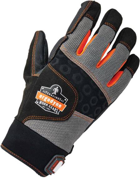 Ergodyne ProFlex 9002 ANSI/ISO-Certified Full-Finger Anti-Vibration Gloves