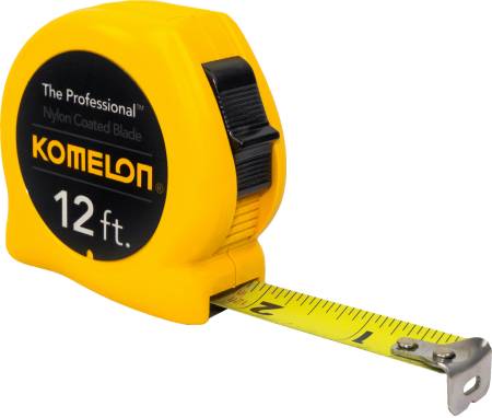 Komelon Professional Yellow Case Measuring Tape