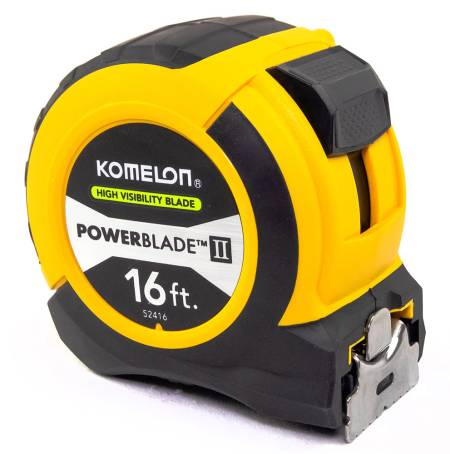 Komelon Powerblade II ABS Plastic Case Measuring Tape