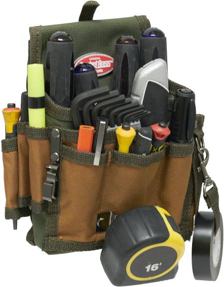 Bucket Boss Tool Pouch w/ Flap Fit