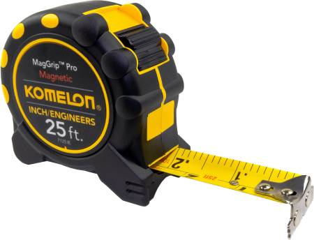 Komelon MagGrip Pro Magnetic Inch/Engineer Measuring Tape