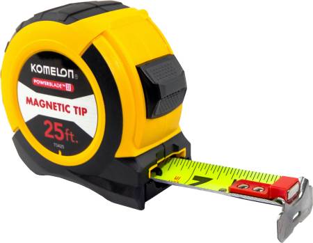 Komelon Powerblade II ABS Plastic Magnetic Measuring Tape