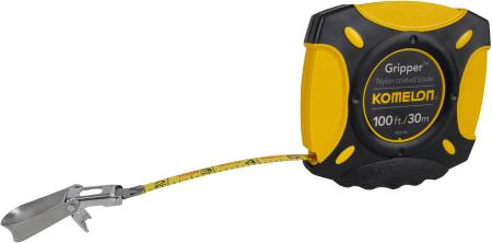 Komelon Closed Case Gripper Inch/Metric Measuring Tape