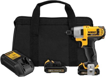 DeWalt 12V MAX* 1/4" IMPACT DRIVER KIT