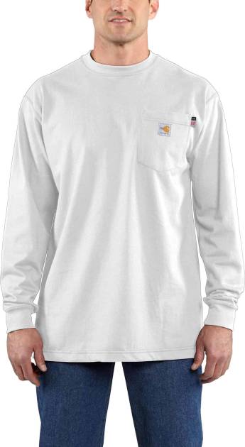 Carhartt Flame-Resistant Force Cotton Long-Sleeve T-Shirt