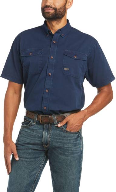 Ariat Rebar Washed Twill Work Shirt
