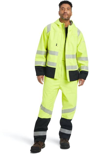 Ariat FR Hi-Vis Hooded Waterproof Jacket