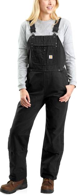 Carhartt Relaxed Fit Washed Duck Insulated Bib Overall