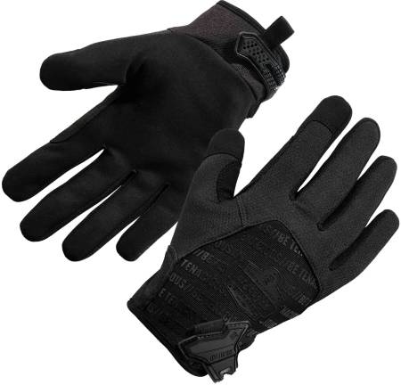 Ergodyne ProFlex 812BLK High-Dexterity Black Tactical Gloves