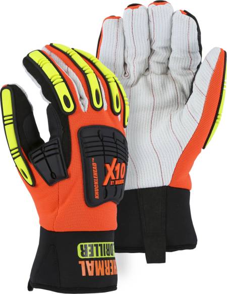 Sportex Knucklehead Winter Driller Mechanics Glove w Cotton Palm