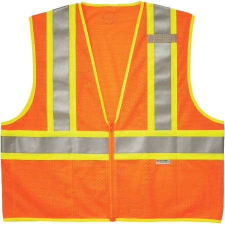 Ergodyne GloWear 8230Z Two-Tone Mesh Hi-Vis Safety Vest - Type R, Class 2, Zipper