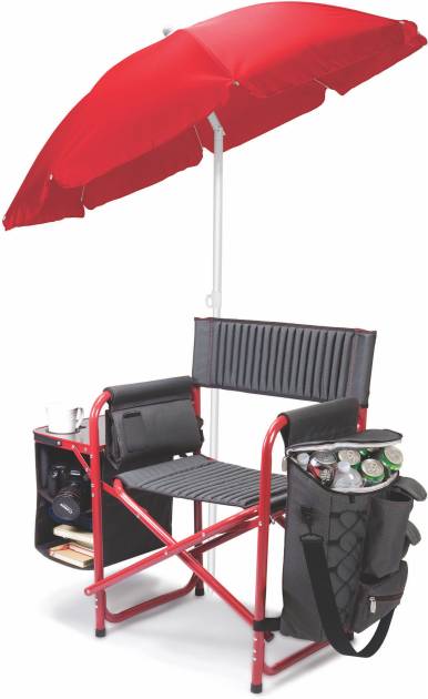 Picnic Time Fusion Backpack Chair with Cooler