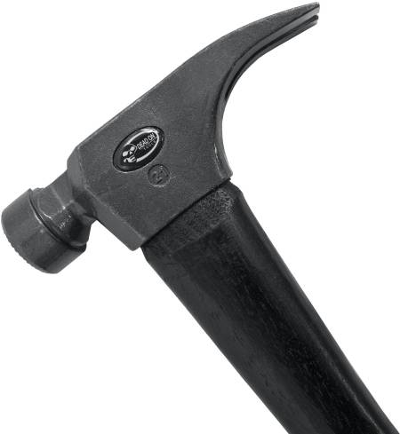 Dead On Tools Investment Cast Wood Hammer (16" Curved Hickory Handle, 21oz.)
