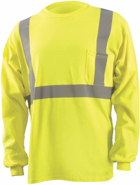 Occunomix Flame Resistant Dual Certified Long Sleeve T-Shirt W/Pocket