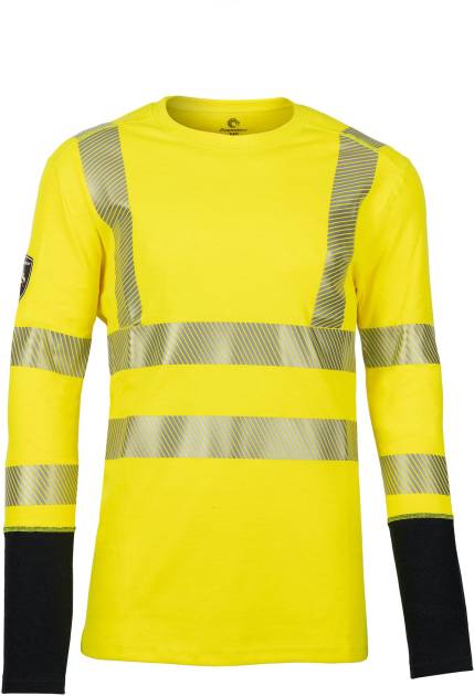 True North Pro Dry Long Sleeve Hi-Vis Yellow Shirt