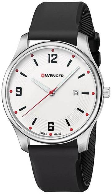 Victorinox City Active - Large, White dial and black silicone strap