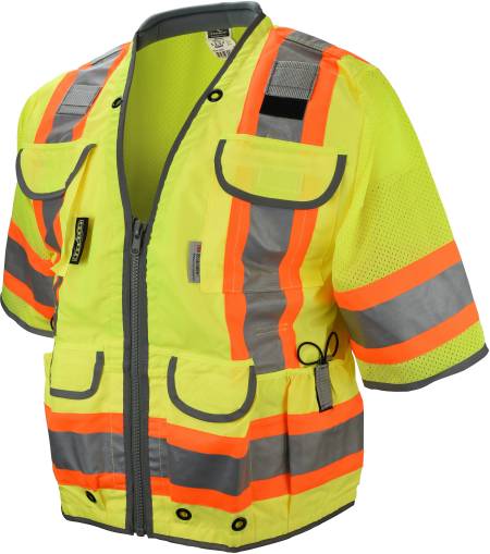 Sportex SV55-3 Class 3 Heavy Woven Two Tone Mesh Engineer Vest