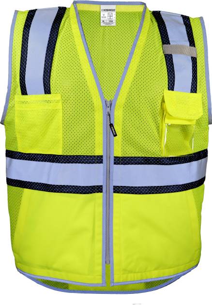 ML Kishigo Premium Brilliant Series Ultimate Reflective Contrast Vest