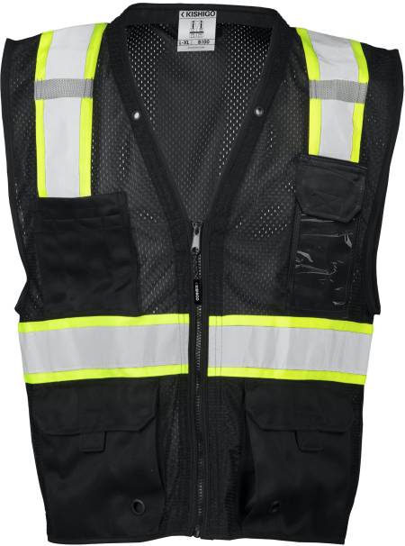 ML Kishigo Enhanced Visibility Series Multi Pocket Mesh Vest