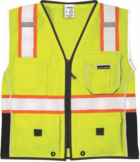ML Kishigo Premium Black Series Heavy Duty Vest